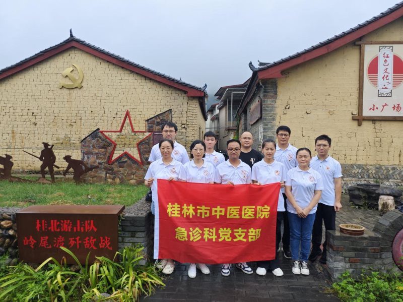 我院急診科黨支部開展“傳承紅色血脈，汲取紅色力量”主題黨日活動